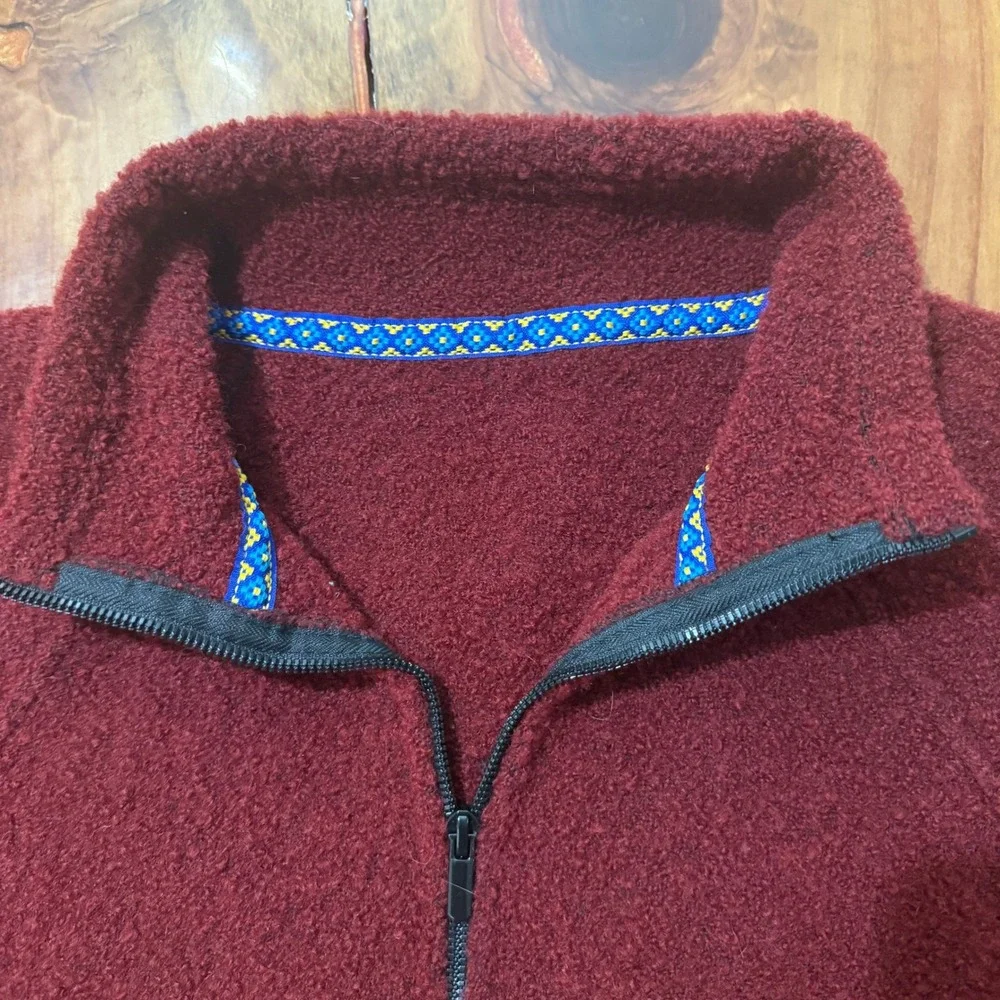 Petros Men's Shirt Jacket Cardigan Sweater Long Sleeve Merino Wool 1/4 Zip XX24